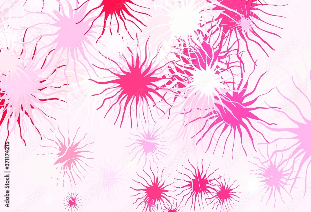 Light Pink vector pattern with random forms. Light Pink vector pattern with random forms.