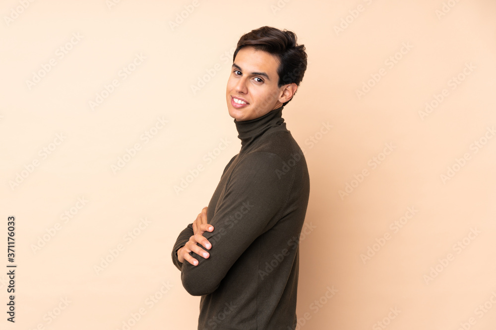 Man over isolated background laughing Man over isolated background laughing