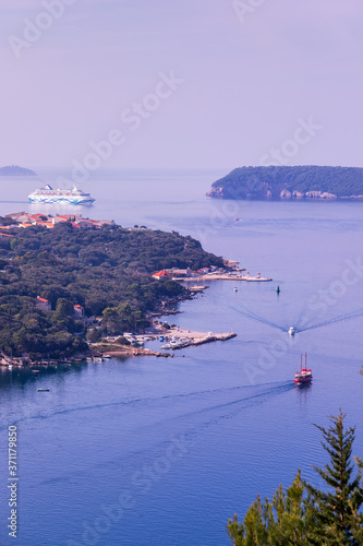 boats in the bay Croatia East Europe