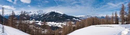 Panorama Schneelandschaft