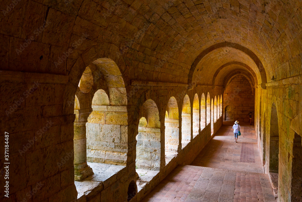 Le Thoronet Abbey, L'Abbaye du Thoronet, Var Department, Cistercian Architecture, Provence, France, Europe