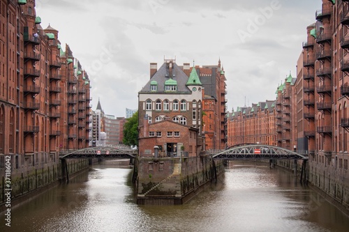 the old town of Hamburg