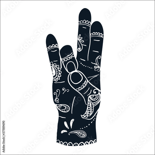 Beautiful flat linear yoga meditation hand gestures round icons set. Vector Prithivi Mudra Indian mudra positions of hands and fingers outline insignia badges collection. Ideal for yoga classes, spa