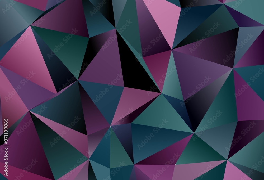 Light Blue, Red vector background with polygonal style. Light Blue, Red vector background with polygonal style.