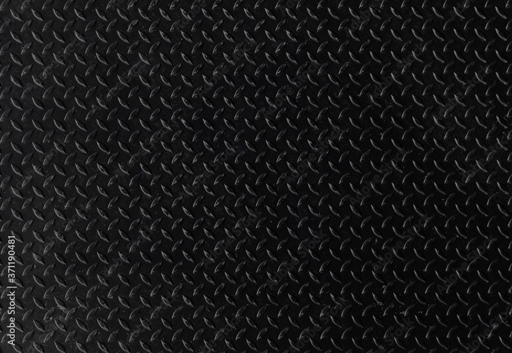pattern Checkered Plate steel black color rough surface material texture, background floor sidewalk pattern Checkered Plate steel black color rough surface material texture, background floor sidewalk