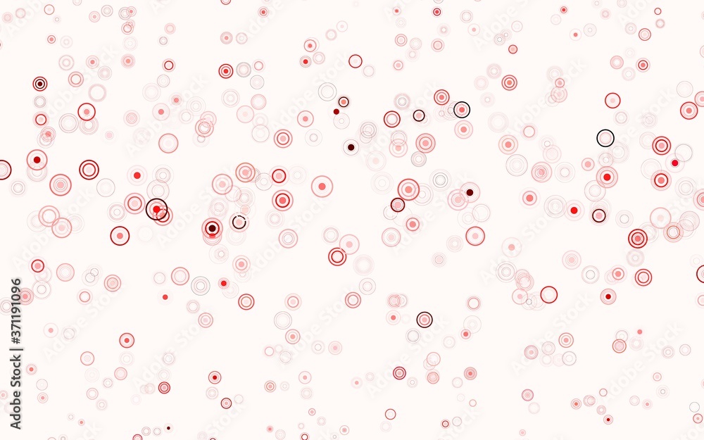 Light Pink, Red vector background with bubbles. Light Pink, Red vector background with bubbles.