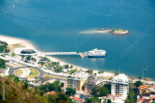 Foto Niteroi/RJ/Brazil - 07 09 2017: Boat Station in Charitas (Estação das Barcas em Charitas)