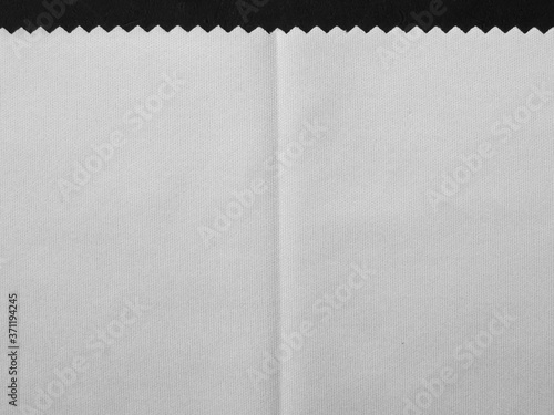 Obraz na plátne White handkerchief with serrated edges texture background