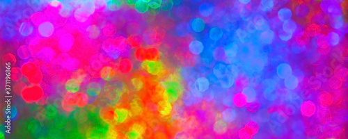 abstract colorful lights for celebration textured glass, blurred