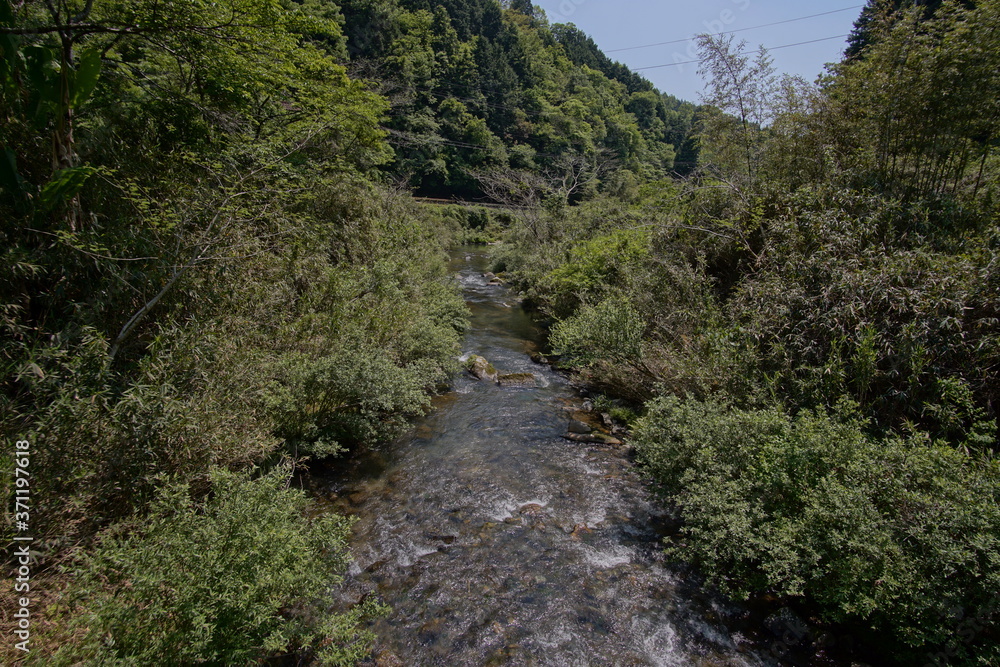 A nature landscape of rural in Japan