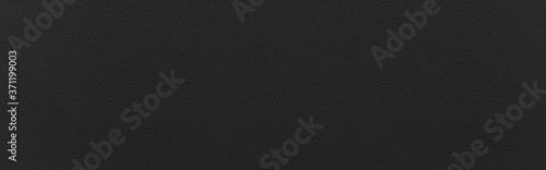 Panorama of Black leather pattern and seamless background