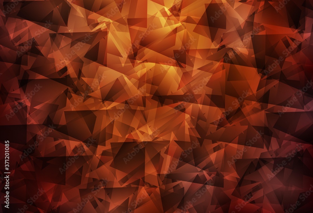 Light Red vector triangle mosaic template. Light Red vector triangle mosaic template.
