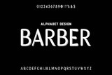 alphabet vintage font, typeface design, brown style background
