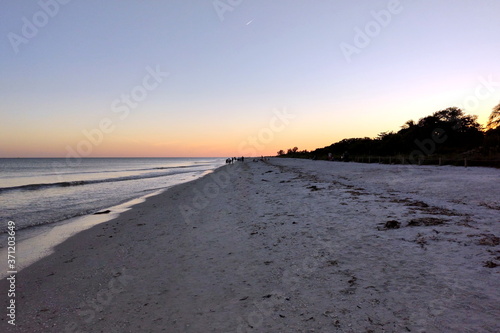 Beautiful sunset at Sanibel Island  Florida