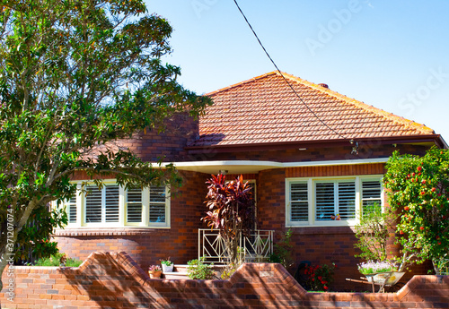 Canvas Print Suburban federation house in Sydney NSW Australia