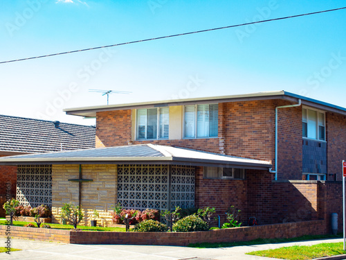 Canvas Print Suburban federation house in Sydney NSW Australia