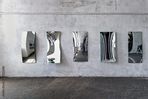 Curved mirrors of House of mirrors