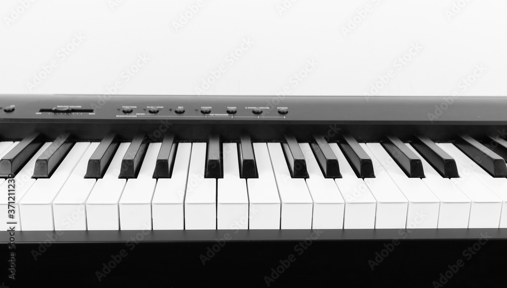 Modern Black and White Digital piano Modern Black and White Digital piano
