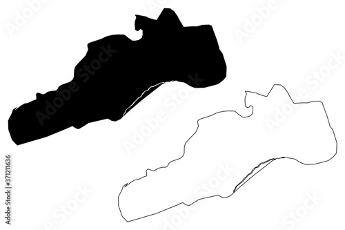 Barquisimeto City (Bolivarian Republic of Venezuela, Lara State) map vector illustration, scribble sketch City of Barquisimeto map photo