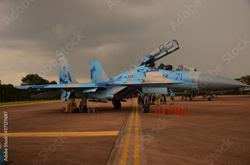 Sukhoi Su-27  Russian military jet Flanker