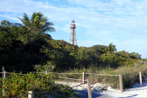 Sanibel lighthouse at Bowman Beach, Sanibel Island