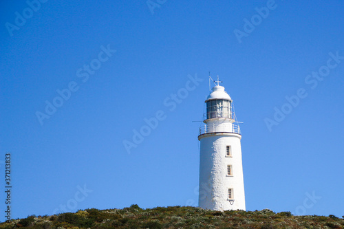 Desolate lighthouse at Bruny Island, Tasmania, Australia.