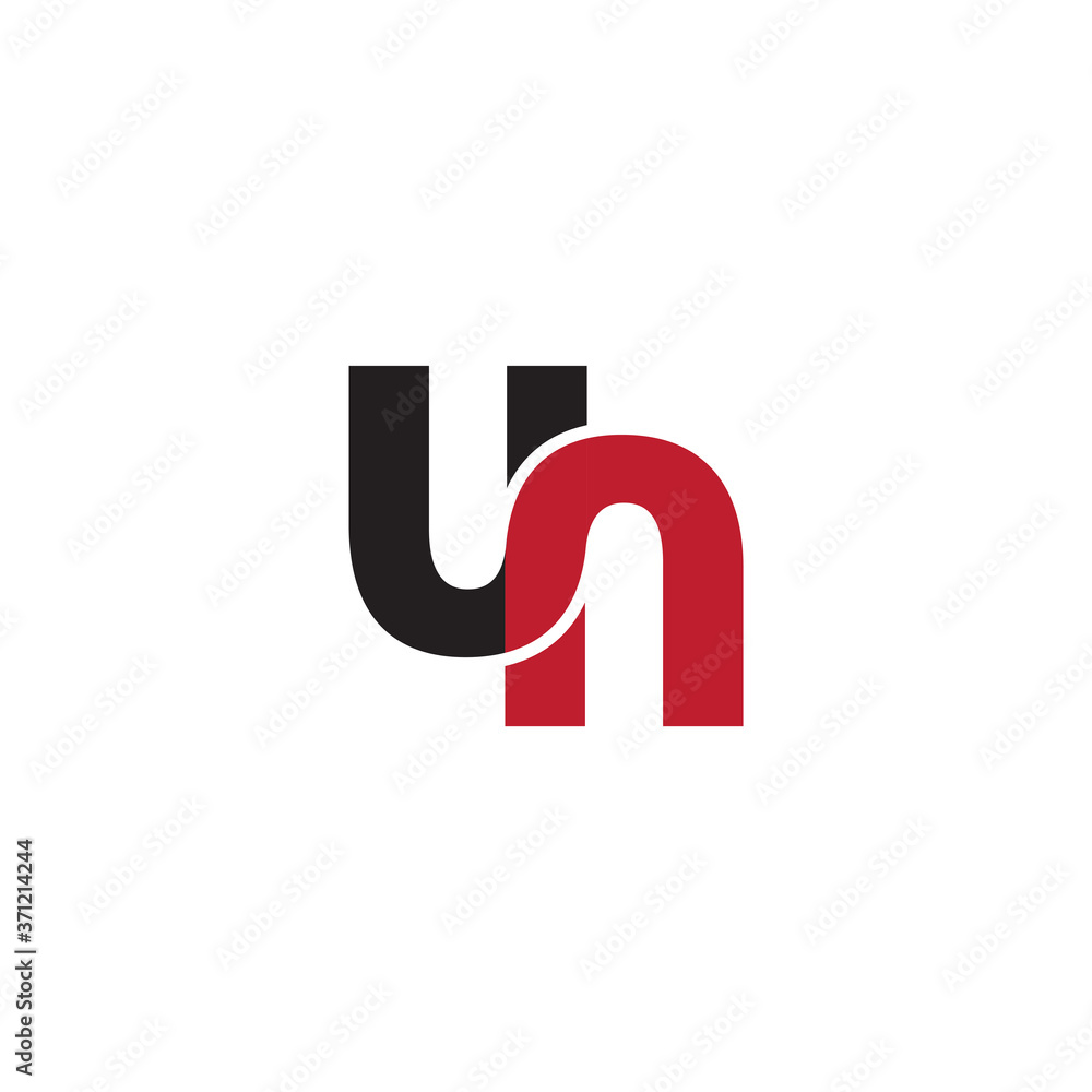 UN NN UU initial letter linked design logo vector UN NN UU initial letter linked design logo vector
