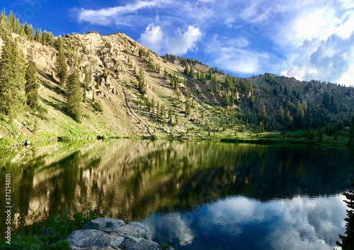 Mountain lake reflection © Adrienne