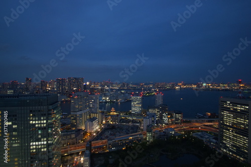 Tokyo at Nigh view of the city  Tokyo city skyline  Tokyo Japan