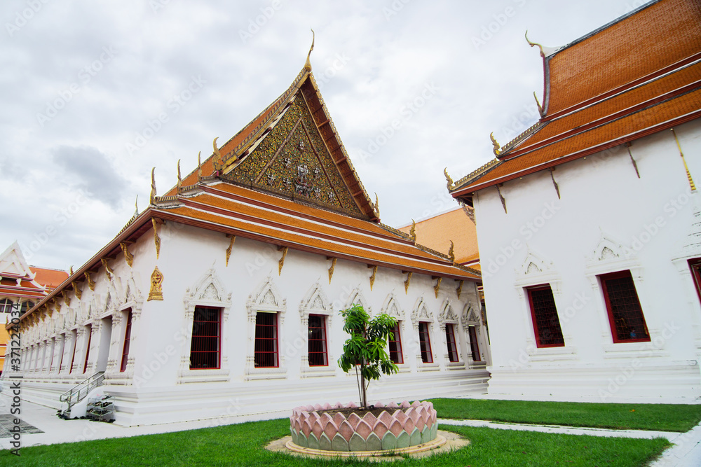 Public temple and famous destination of Thailand ,Buddha relics in Wat Mahathat Yuwaratrangsarit ,Bangkok, Thailand. Public temple and famous destination of Thailand ,Buddha relics in Wat Mahathat Yuwaratrangsarit ,Bangkok, Thailand.