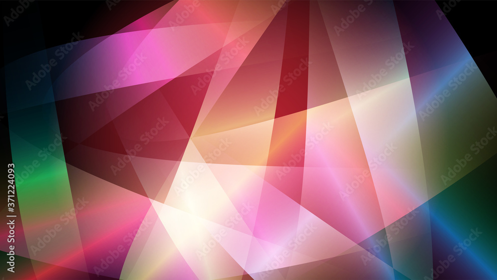 Fototapeta premium Colorful design background with continuous free-form layers.