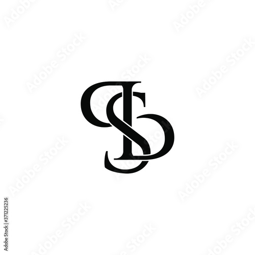 psb letter original monogram logo design