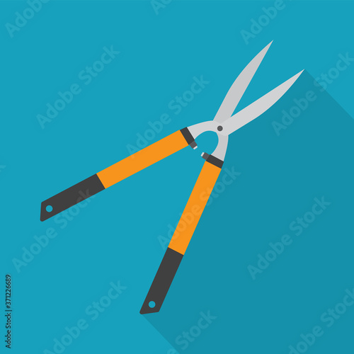 hedge trimmer icon- vector illustration