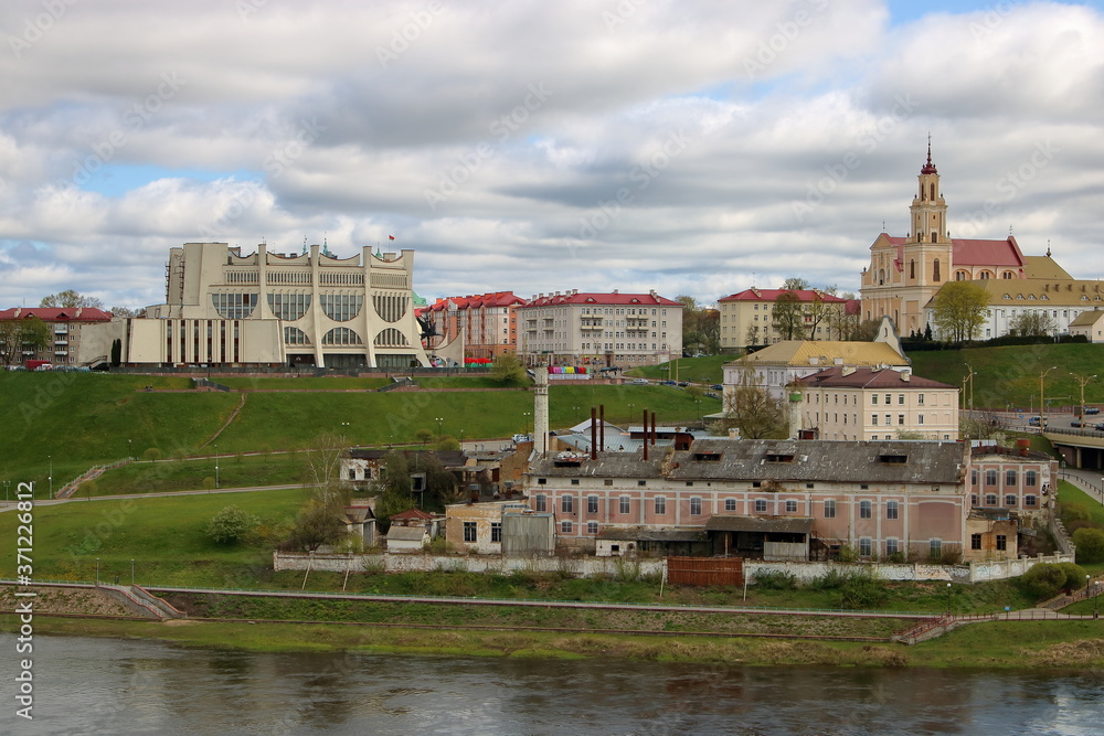 Panorama of Grodno, belarus