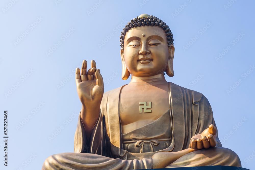 Fototapeta premium The giant Buddha statue at Fo Guang Shan in Kaohsiung, Taiwan. 