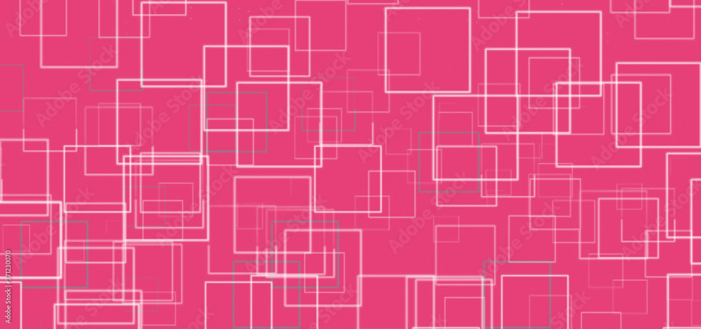 design geometric lines on bright pink background.