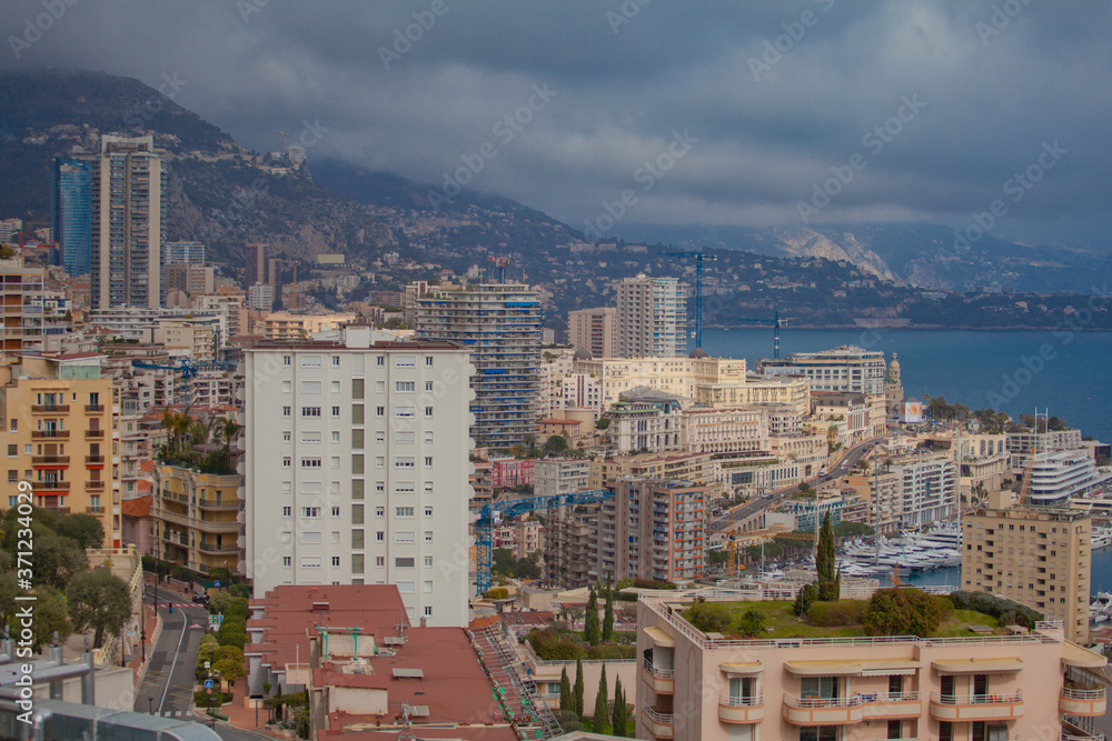Fototapeta premium Beautiful streets of Monaco