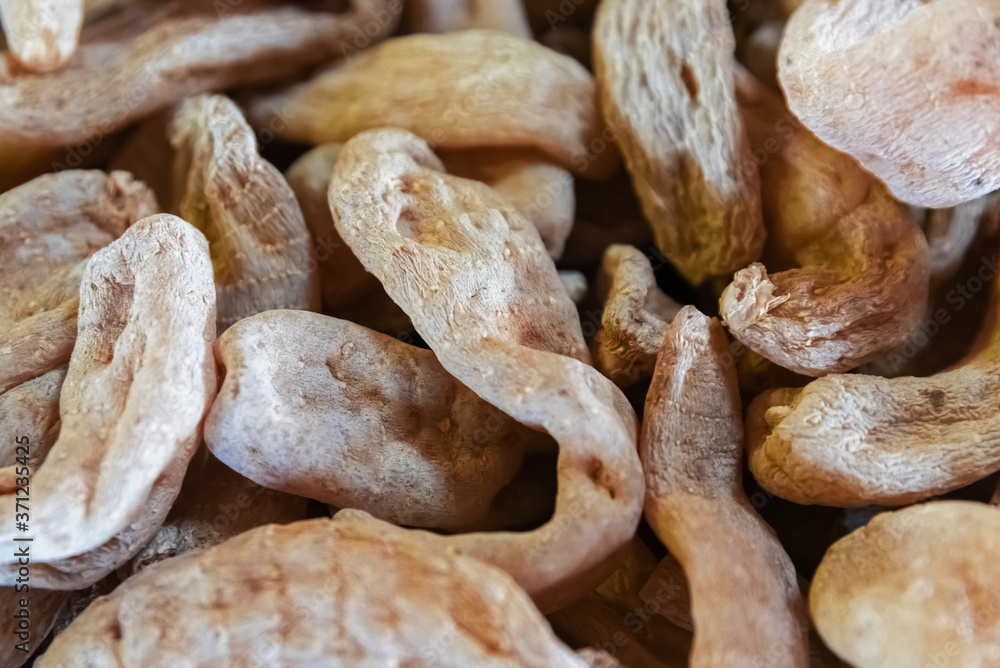 Abstract texture with dried exotic fruits Abstract texture with dried exotic fruits