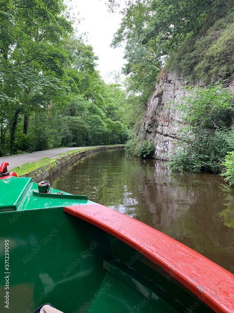 canoe on the river