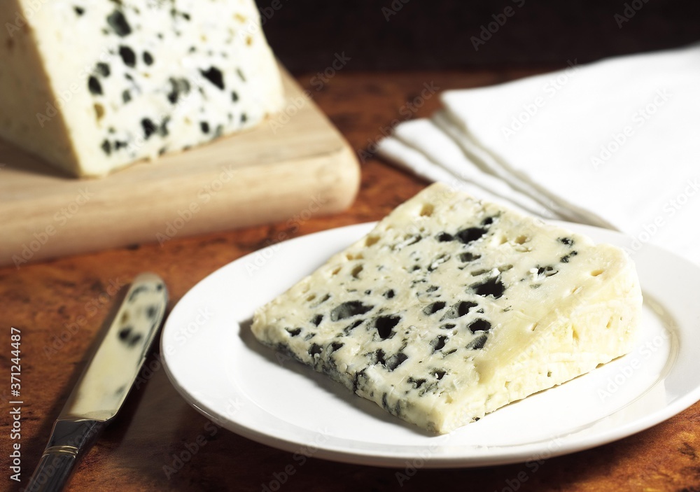 Roquefort, French Cheese produced from Ewe's Milk