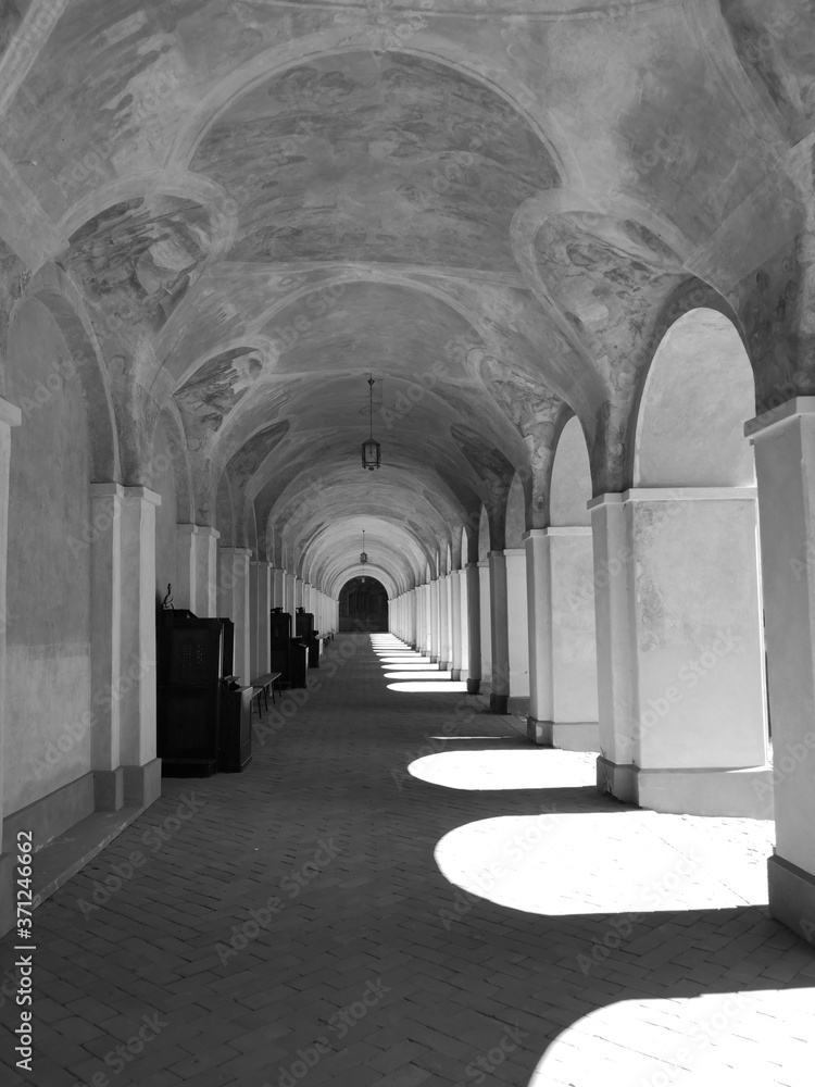 Obraz premium Saint Lipka Catholic sanctuary. Artistic look in black and white.