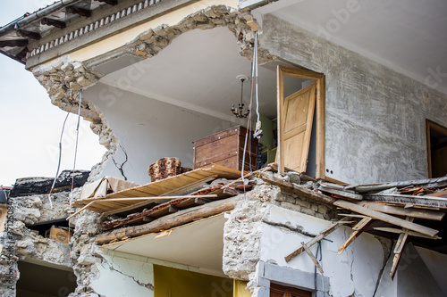 Earthquake in Amatrice in the center of Italy