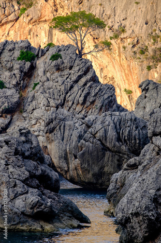 Sa Calobra, Escorca, Paraje natural de la Serra de Tramuntana, Mallorca, balearic islands, Spain