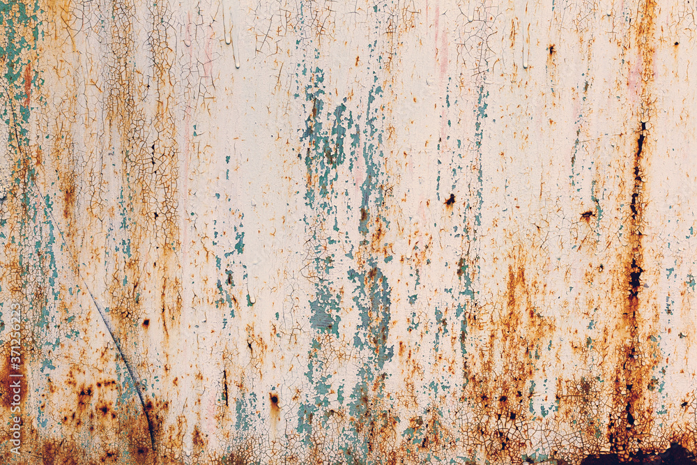 Creative bright metallic background. Flat background texture of dirty rusty metal. Bright rusty spots as the main background for a vintage scratched design Creative bright metallic background. Flat background texture of dirty rusty metal. Bright rusty spots as the main background for a vintage scratched design