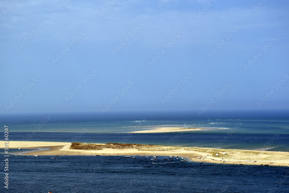 Sandbank in der Bucht von Arcachon