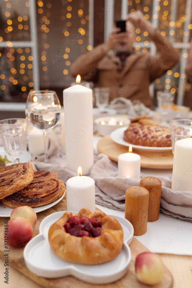 Beautiful Table Setting With Candles Beautiful Table Setting With Candles