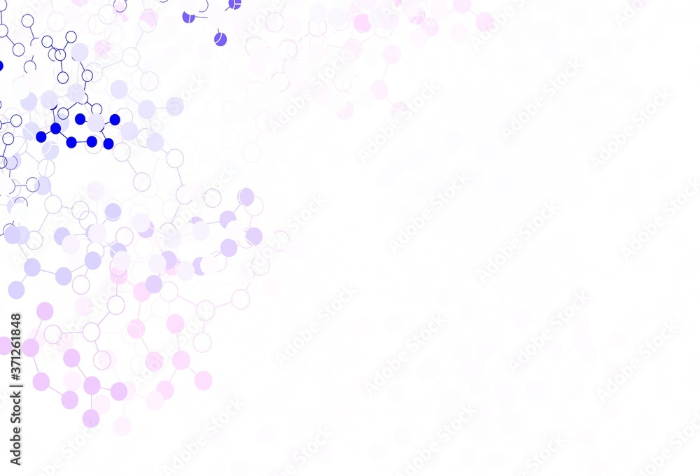 Light Pink vector pattern with artificial intelligence network. Light Pink vector pattern with artificial intelligence network.