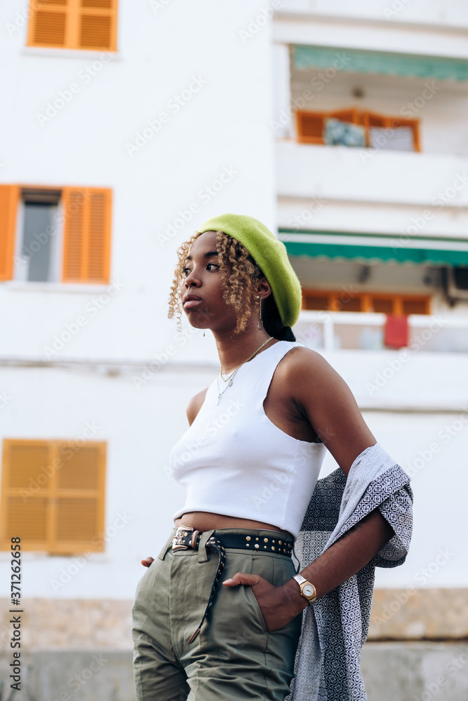 Young urban woman