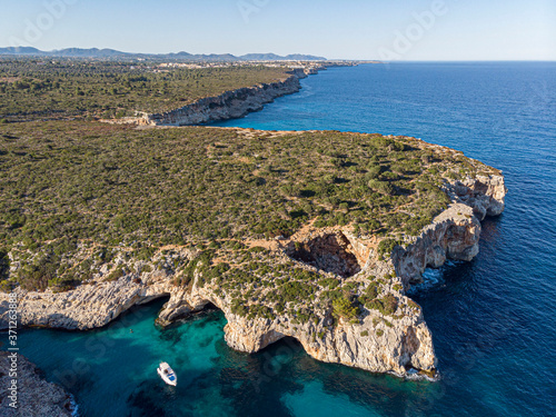 Cala Varques, Manacor, comarca de Llevant, Mallorca, Balearic Islands, Spain