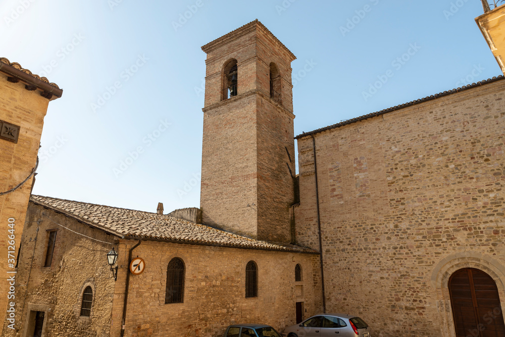 Parish church of San Bartolomeo in the center of Montefalco